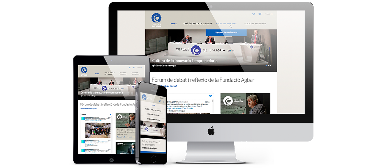 Cercle de l'Aigua website