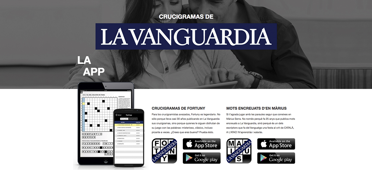 La Vanguardia Crossword Puzzle app