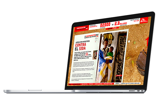 "A goal for life" cybermarathon - Médecins Sans Frontières