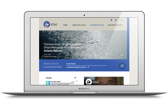 Cercle de l'Aigua website