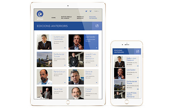 Cercle de l'Aigua website