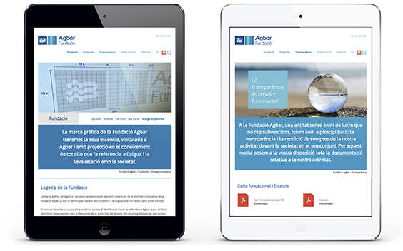 Agbar Foundation website